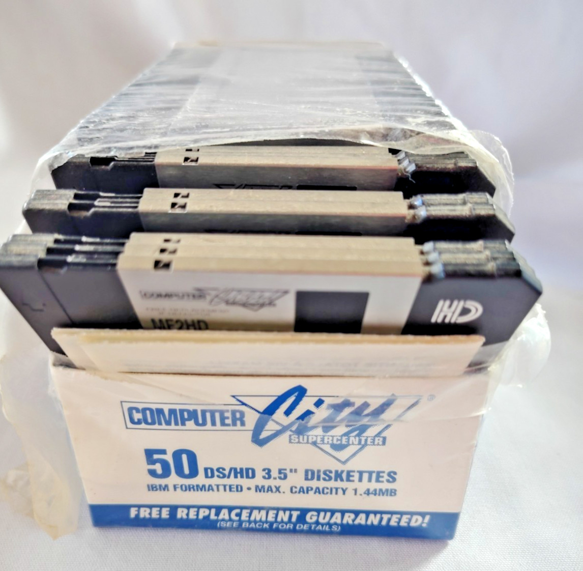 3.5" Floppy Diskettes Computer City Brand 40 Remaining In Box New