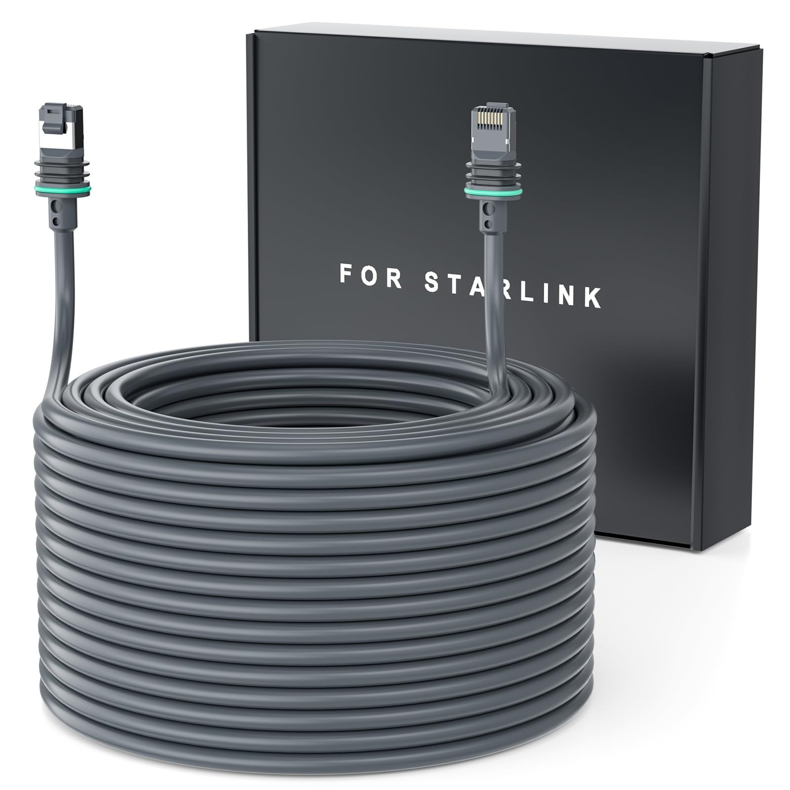 Standard 150 FT. Cable for Starlink Satellite Gen 3 Dish Router 5 Stars Rated