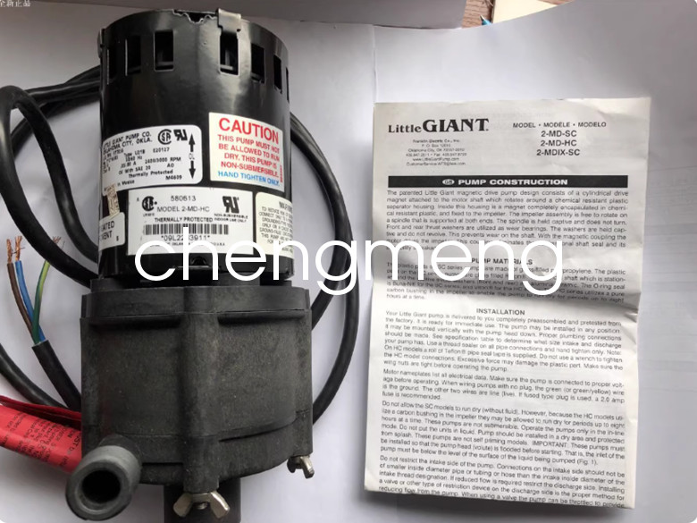 1pcs New  Little gian Magnetic Pump 2-MD-HC Shipping DHL or FedEX