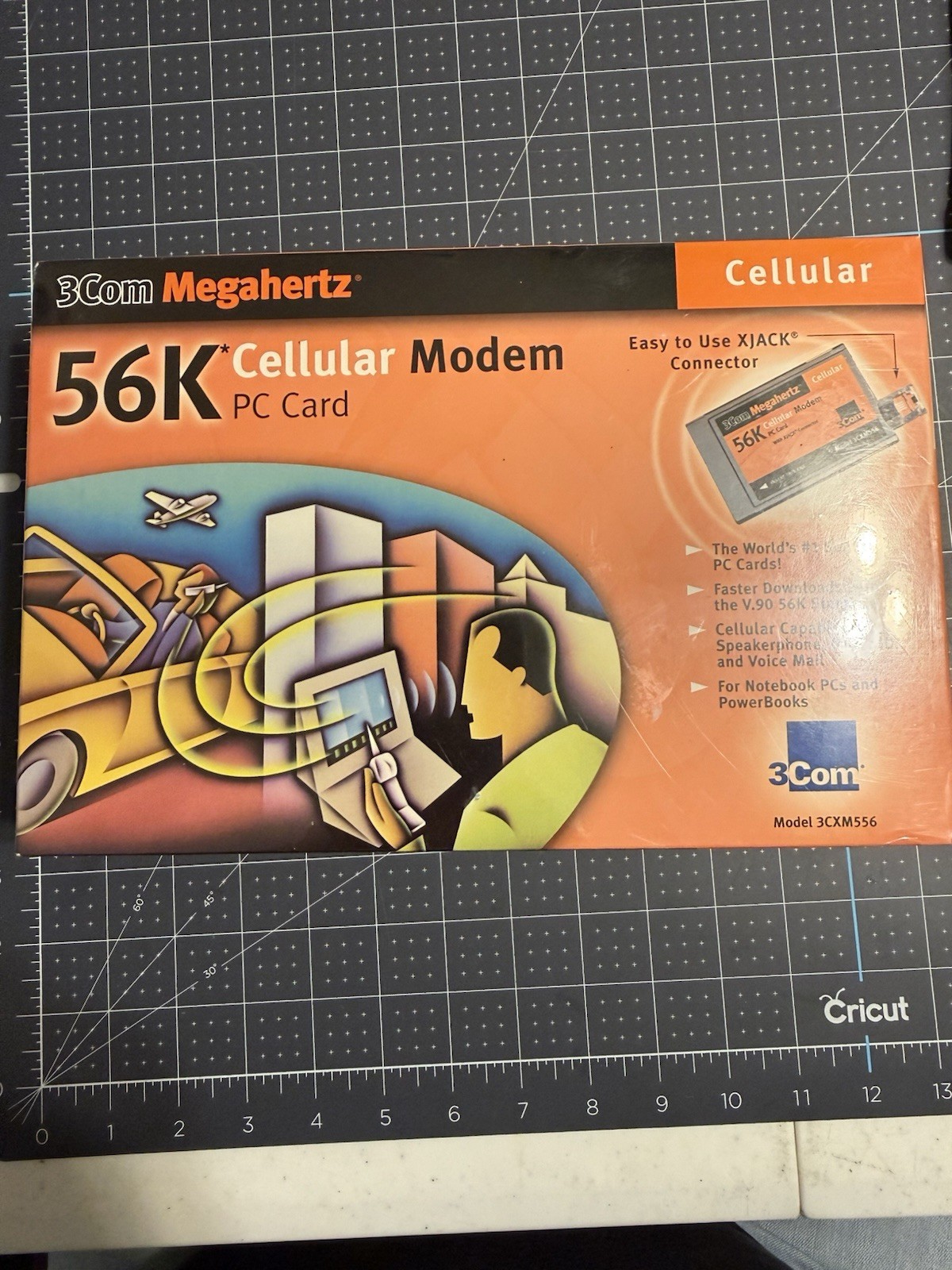 3Com Megahertz 56K Cellular Modem PC CARD 3CXM556