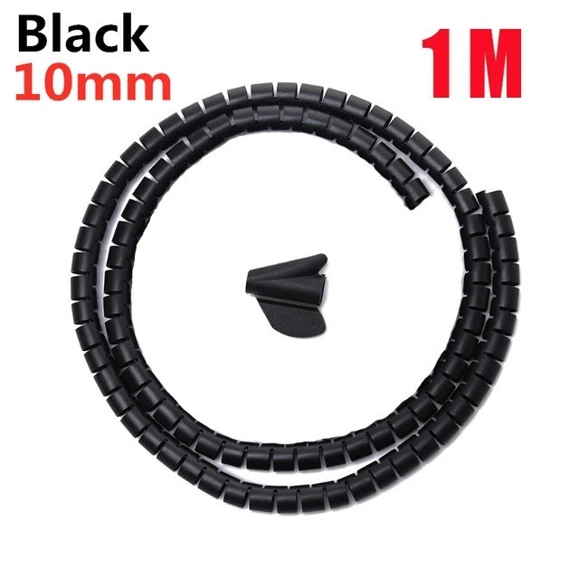 Spiral Cable Protector Wire Organizer 2M/1M Flexible Cord Cover Tube 16/10mm