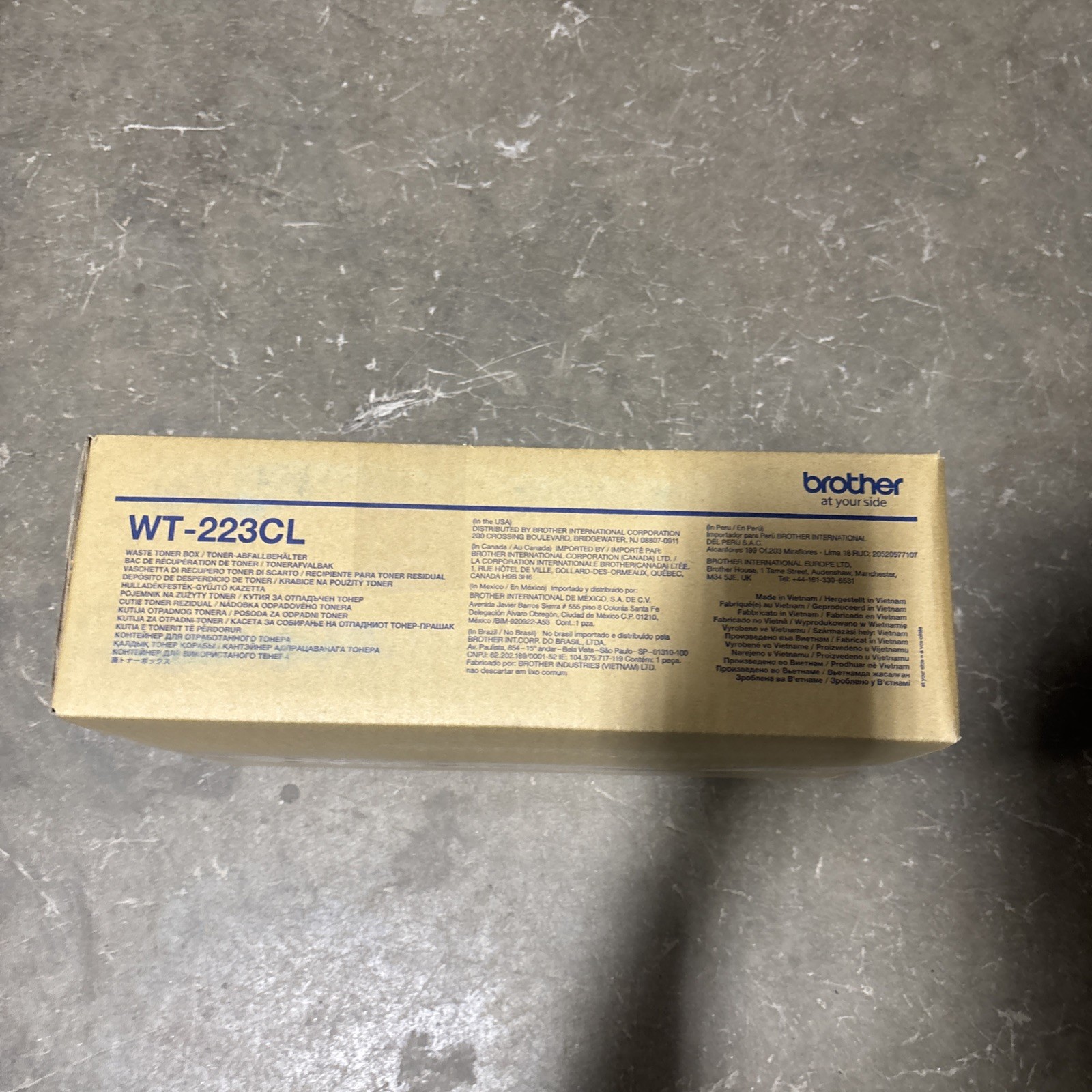 Brother Genuine WT-223CL Waste Toner Box WT223CL Openbox