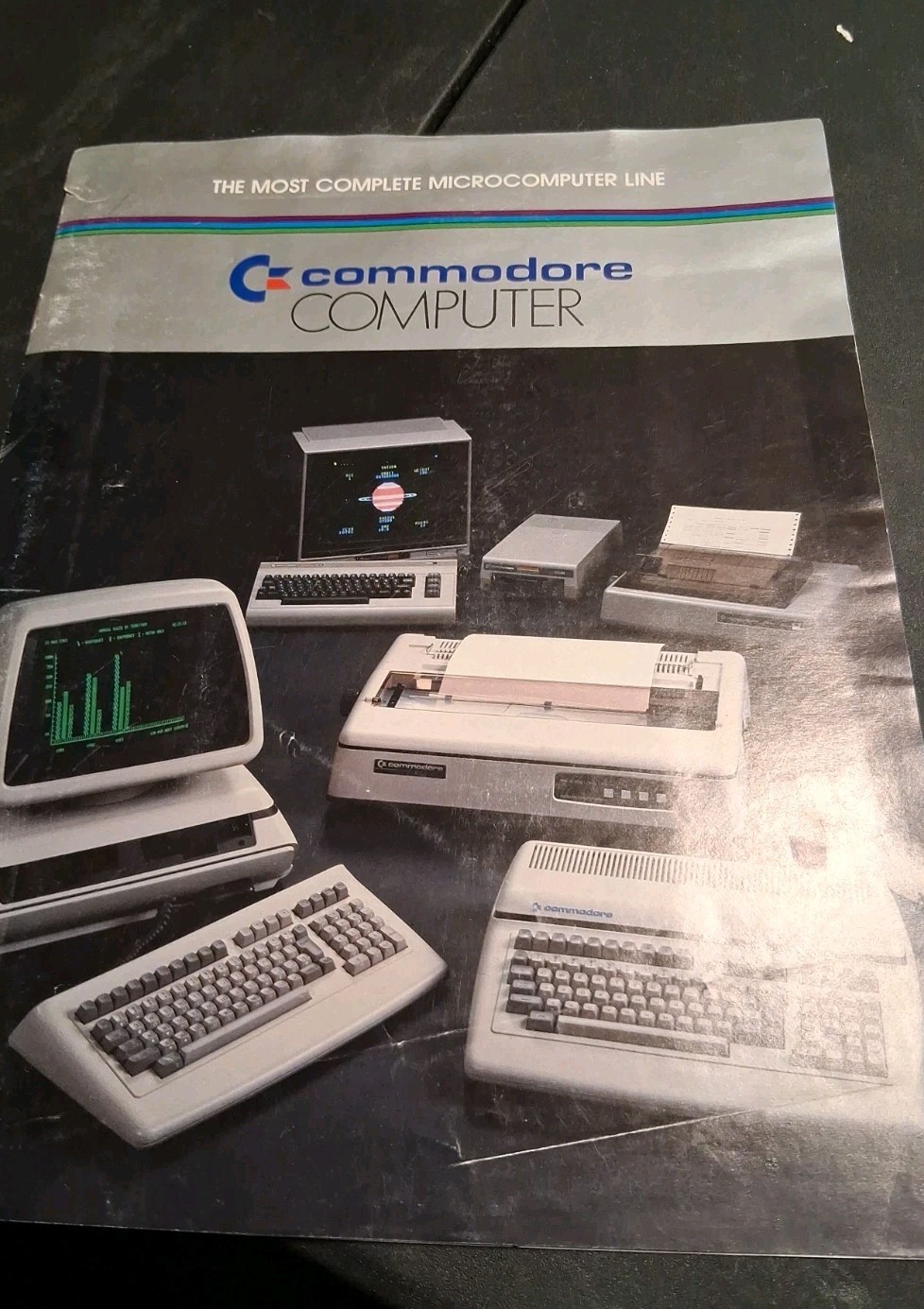 RARE 1983 BROCHURE VINTAGE COMMODORE COMPUTER LINE 