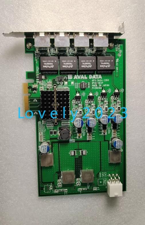 1pc used AVAL DATA  APX-3404-I350 network card