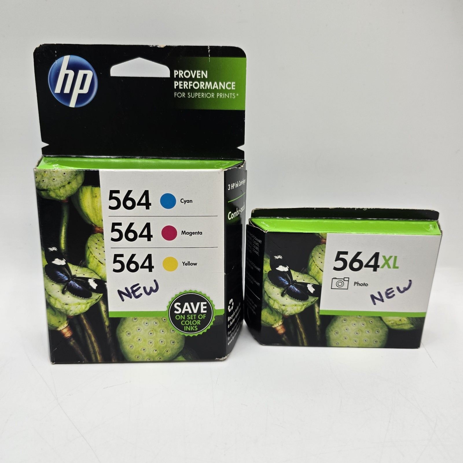 HP 564 Ink Cartridge Lot 564XL Cyan/Magenta/Yellow Expires 2013 New Original