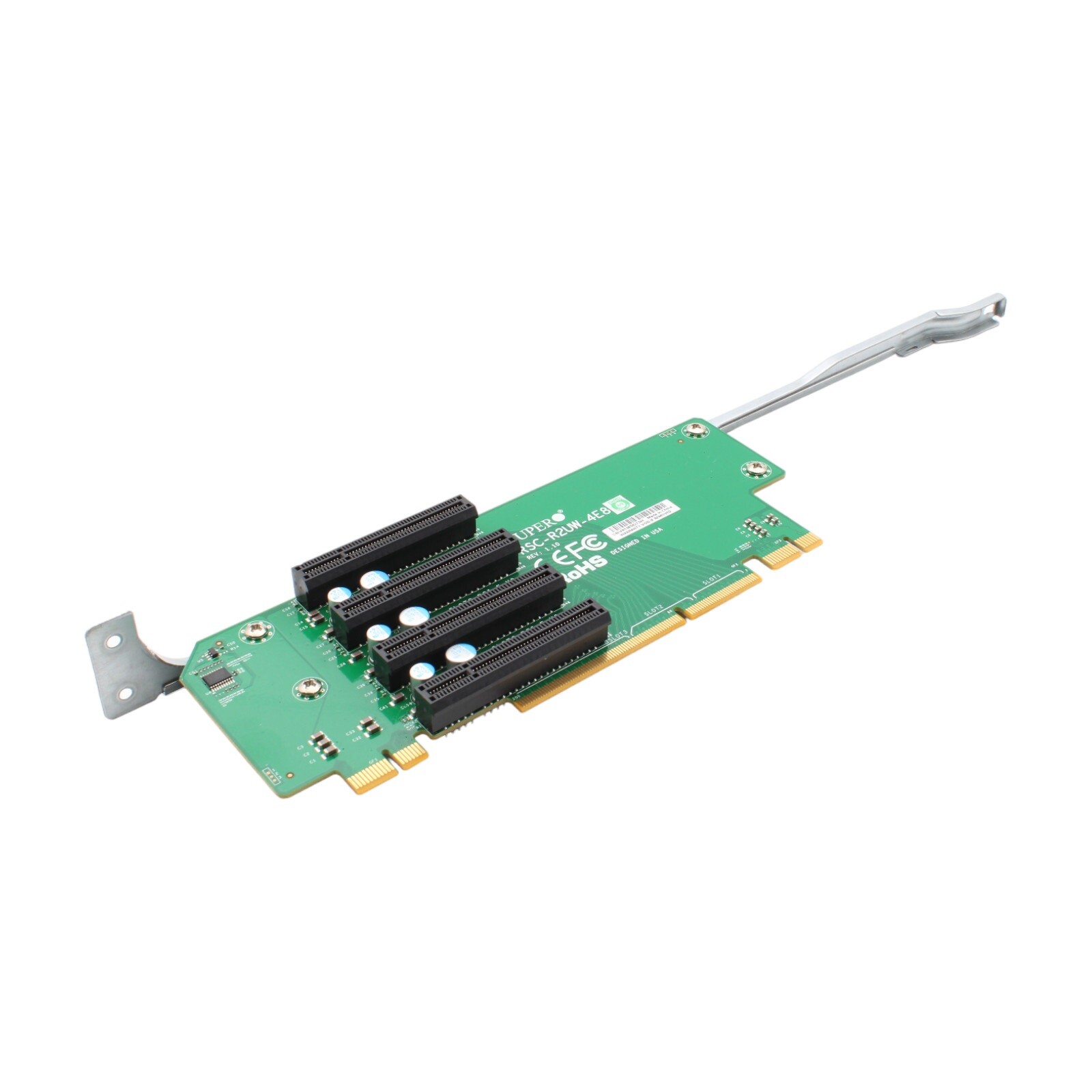 Supermicro RSC-R2UW-4E8 Riser Card + Bracket Rev 1.10