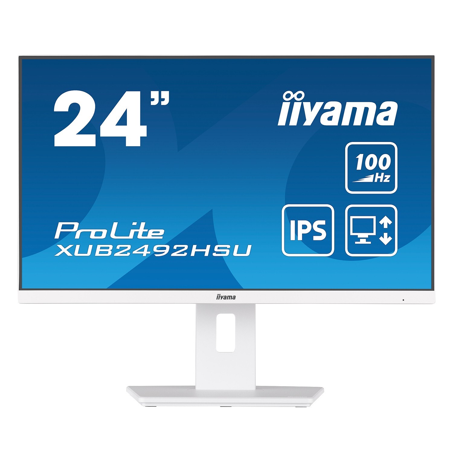IIYAMA 24" ProLite IPS FHD 100Hz 0.4ms Monitor 1:1300 250 cd/m2 XUB2492HSU-W6