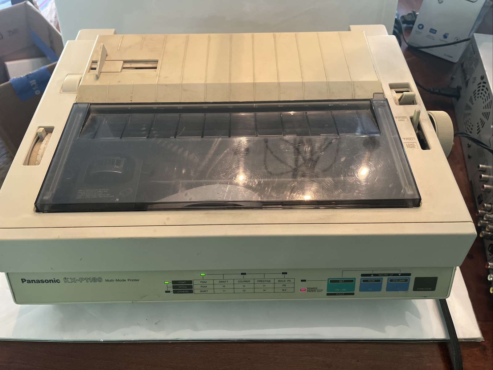 Vintage Panasonic KX-P1180 Multi Mode Dot Matrix Printer Tested