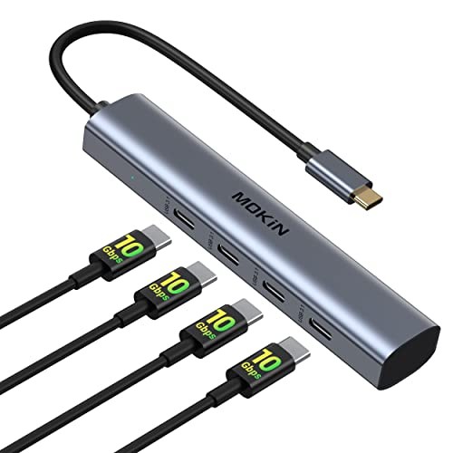 MOKiN USB C Hub With 10Gbps 4 Ports For Laptop - MODEL MOUC4304