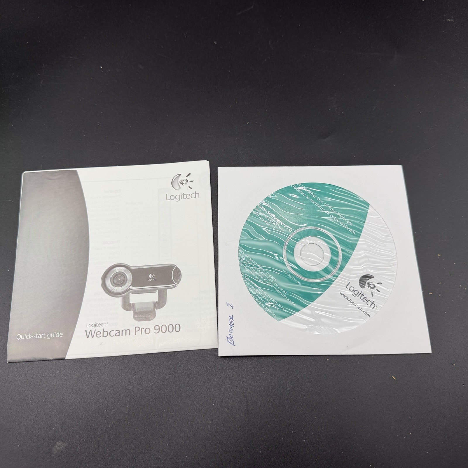 Logitech Webcam Software v1.0 - Windows XP Vista 7 2009 Disc Only CD-ROM