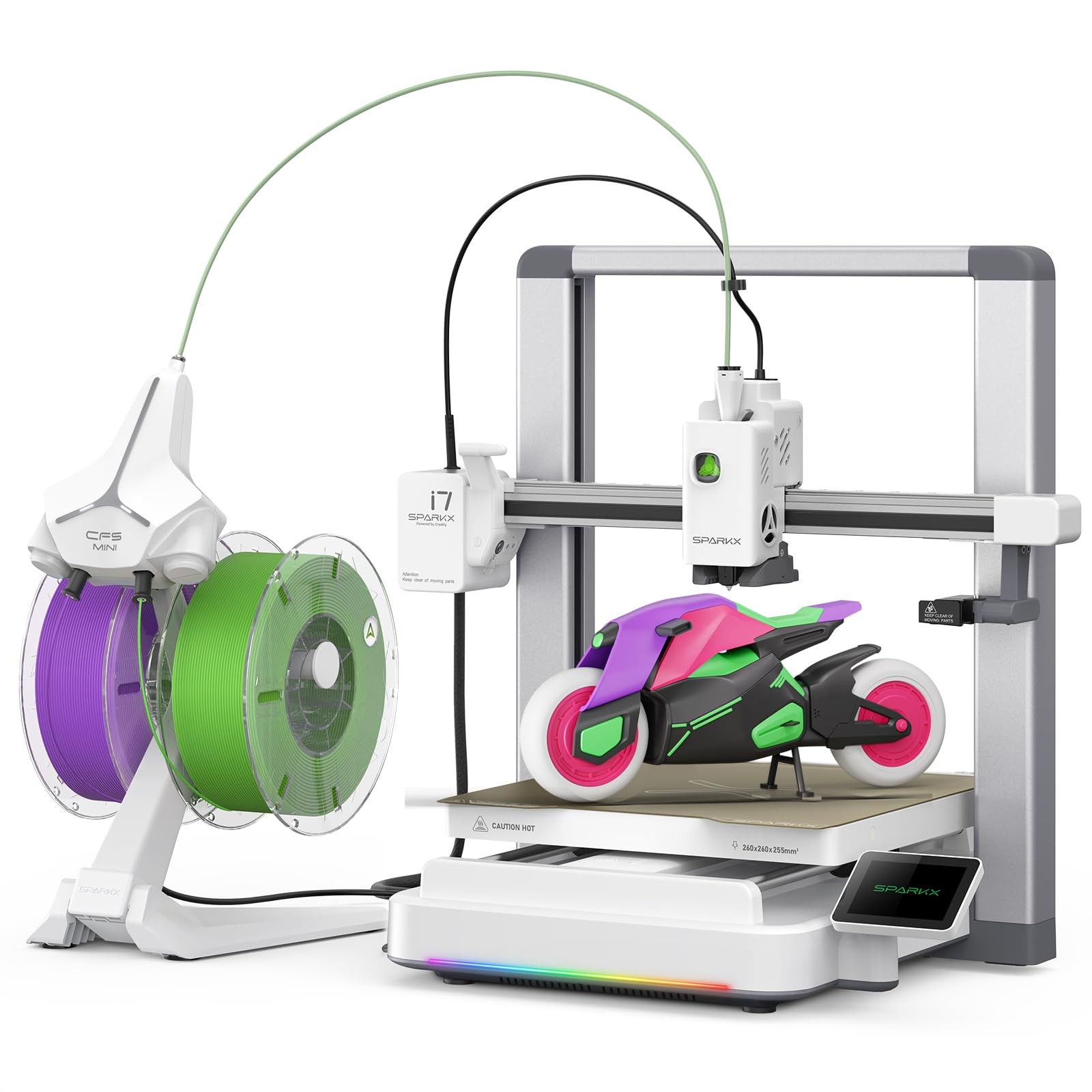 SPARKX I7 Autofill Combo 3D Printer with Automatic Filament Reload