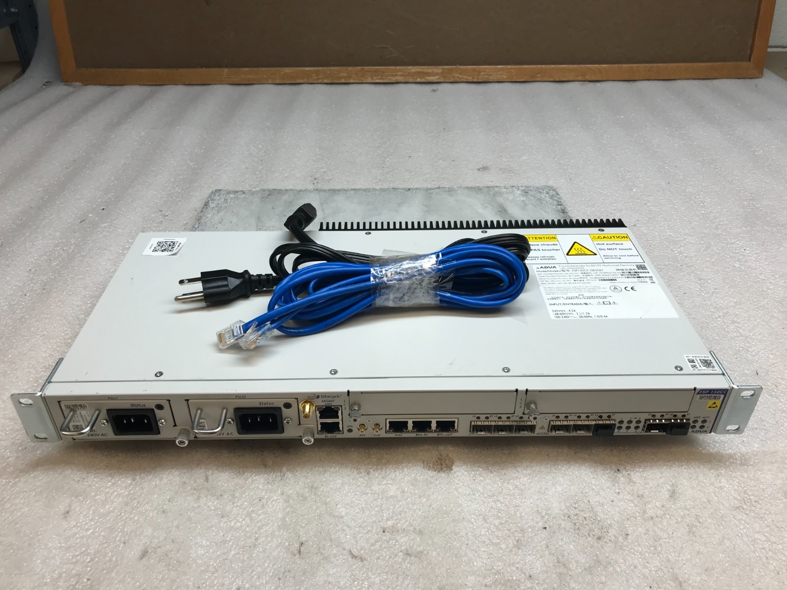 Adva FSP150CC-GE206v 1078904132 Ethernet Service Demarcation Appliance