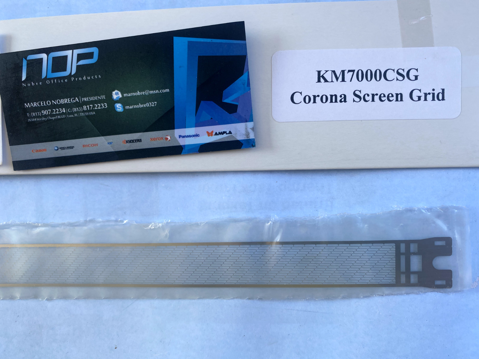 1 Charge corona grid Konica Minolta C7000 C6000 C6501 C5501 C6500 A1DUR71300