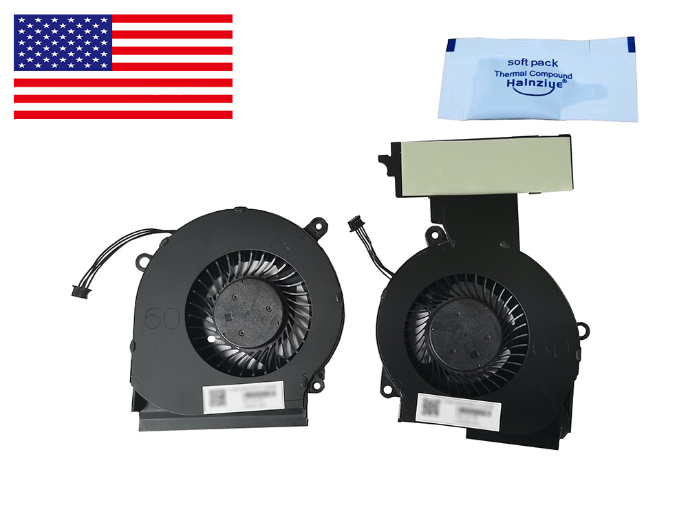 For HP OMEN 15-dc1058wm 15-dc1069wm 15-dc1079wm 15-dc1025cl CPU+GPU Cooling Fan 