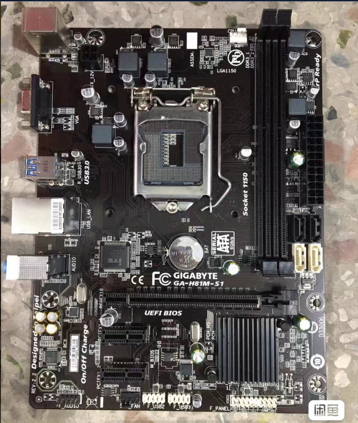 GIGABYTE GA-H81M-S1 LGA 1150 Intel H81 DDR3 Micro ATX Intel Motherboard
