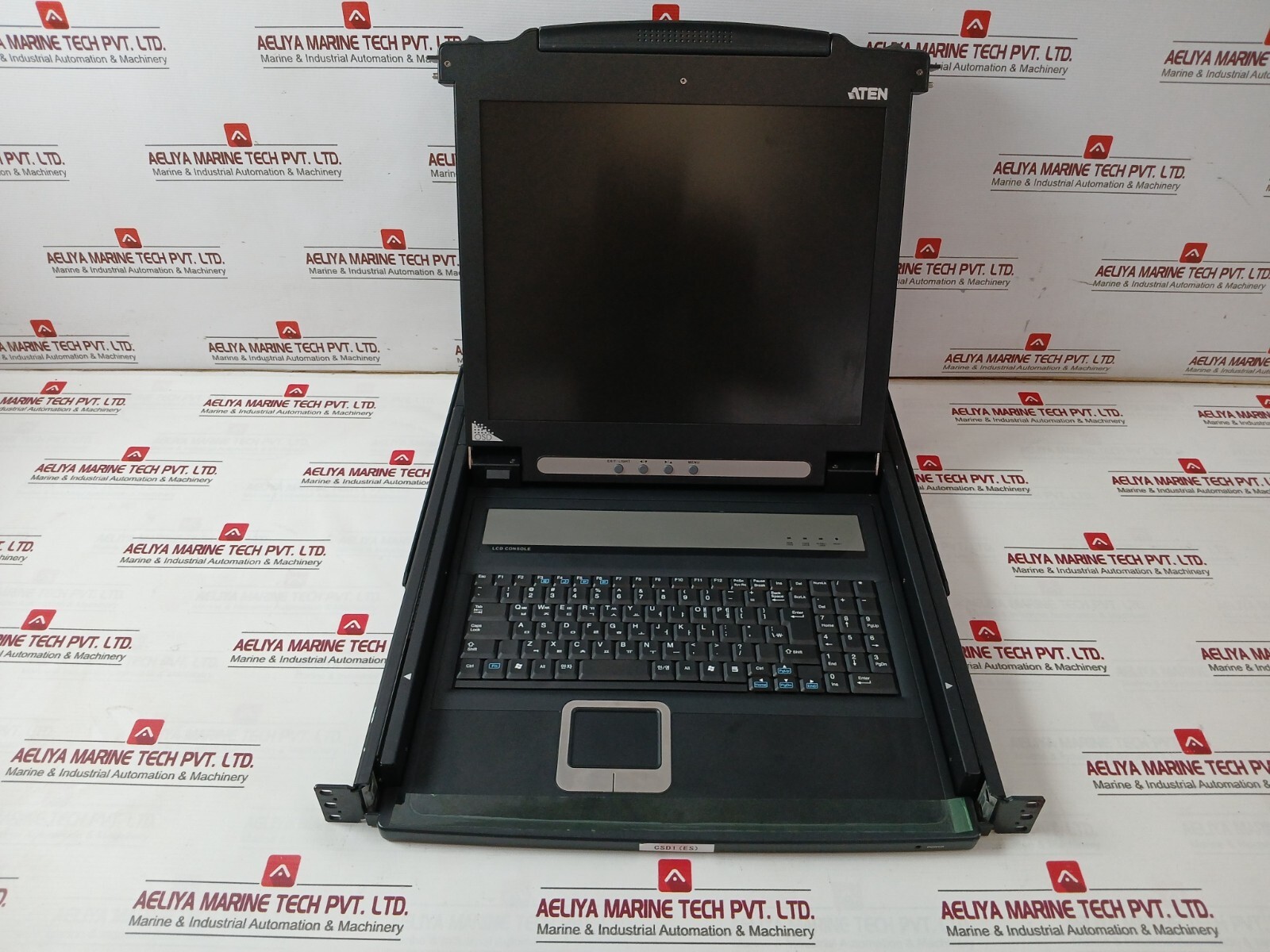 ATEN CL1000M Single Rail LCD Console 100-240VAC 50/60Hz 1A