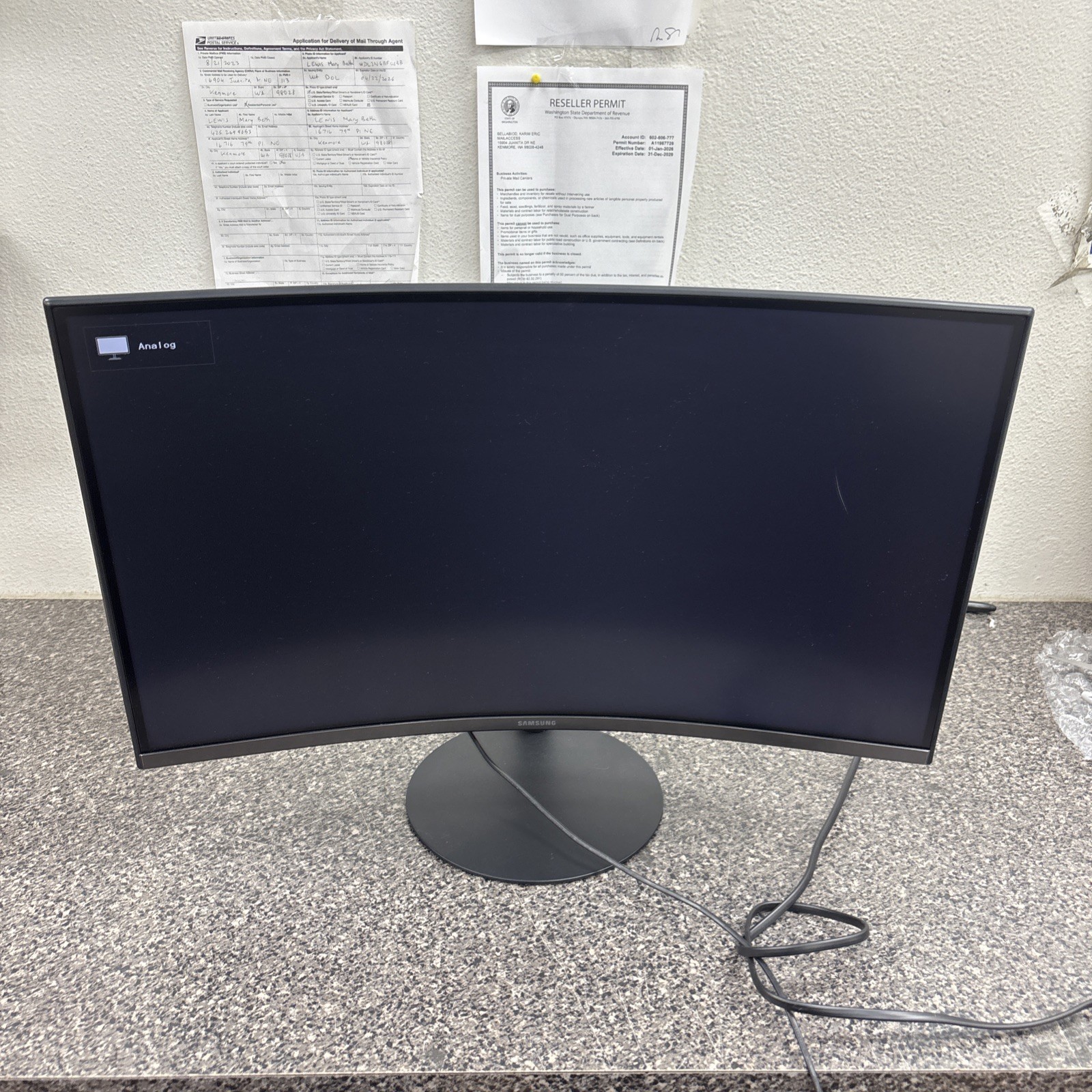 Samsung T55 Series C27T550FDN 27" 75Hz 1000R Curved Monitor