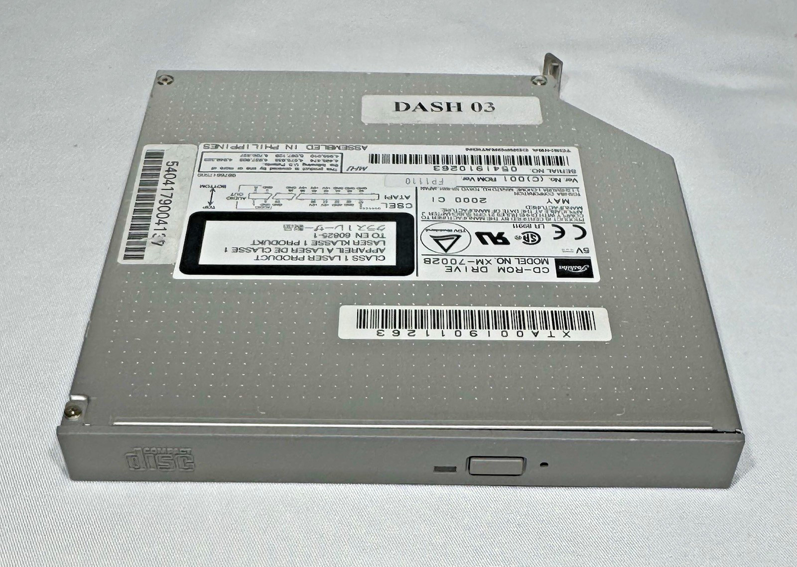 Sun 540-4179 24X Slimline 1/2" ATAPI/IDE CD-ROM, Sun Netra T1