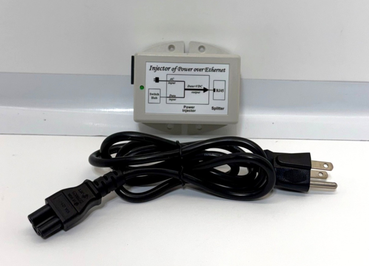 Ubiquiti POE-18i Power Over Ethernet PoE Injector 18V 1A Bullet M2 Compatible