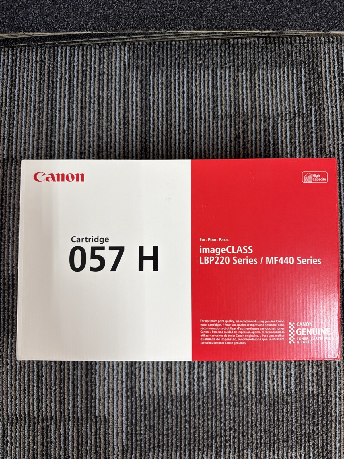 Canon Genuine 057H Black Toner High Capacity Brand New - Free Priority Mail
