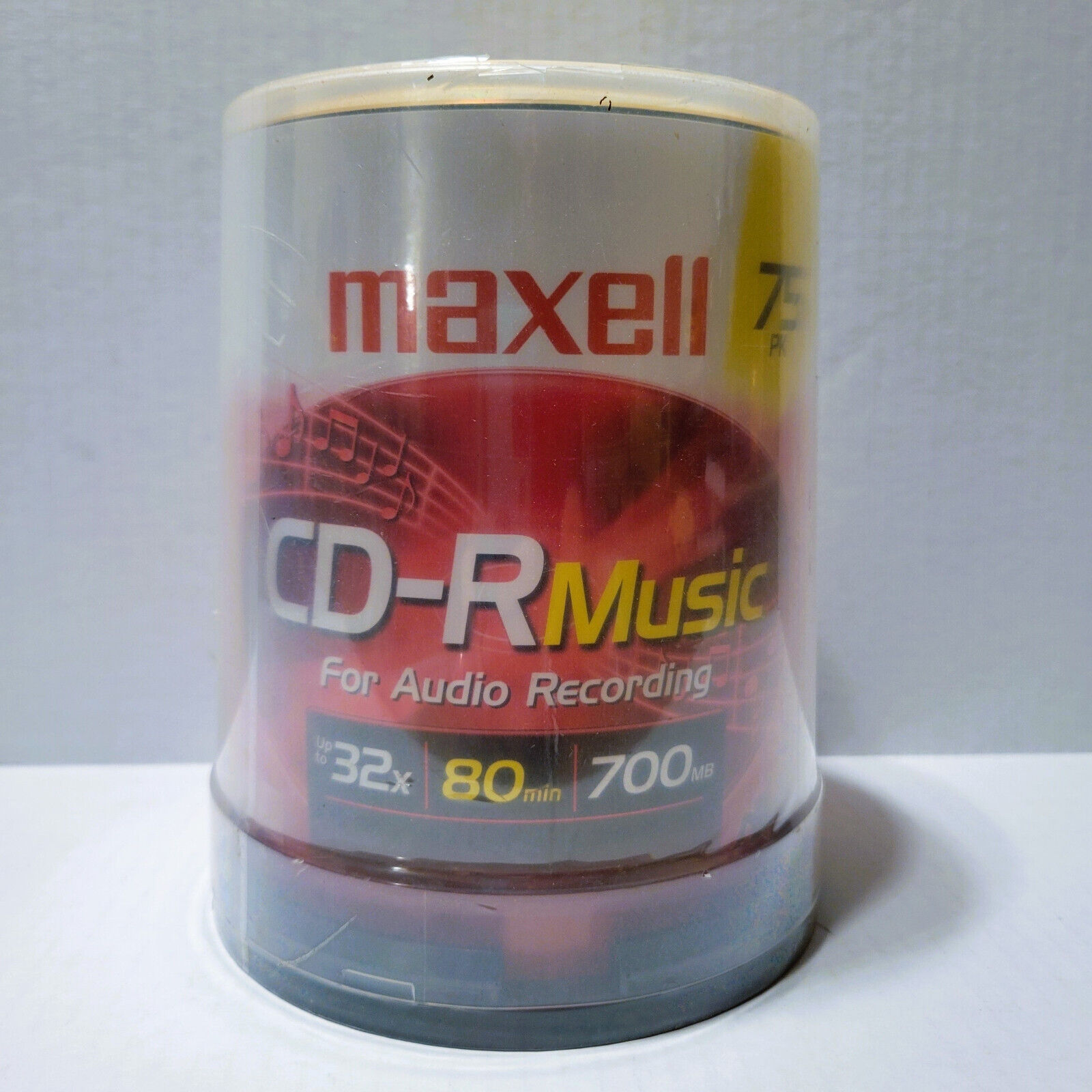Maxell CD-R Music Gold Blank 75 Discs 80 min 700MB Sealed NEW