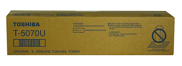 Toshiba T5070U Original Laser Toner Cartridge - Black - 1 Each - 36600 Pages