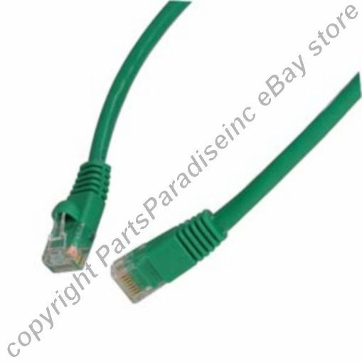Lot5pk ALL COPPER 7ft RJ45 Cat5e Ethernet 10/100 Network Cable/Cord/Wire{GREEN