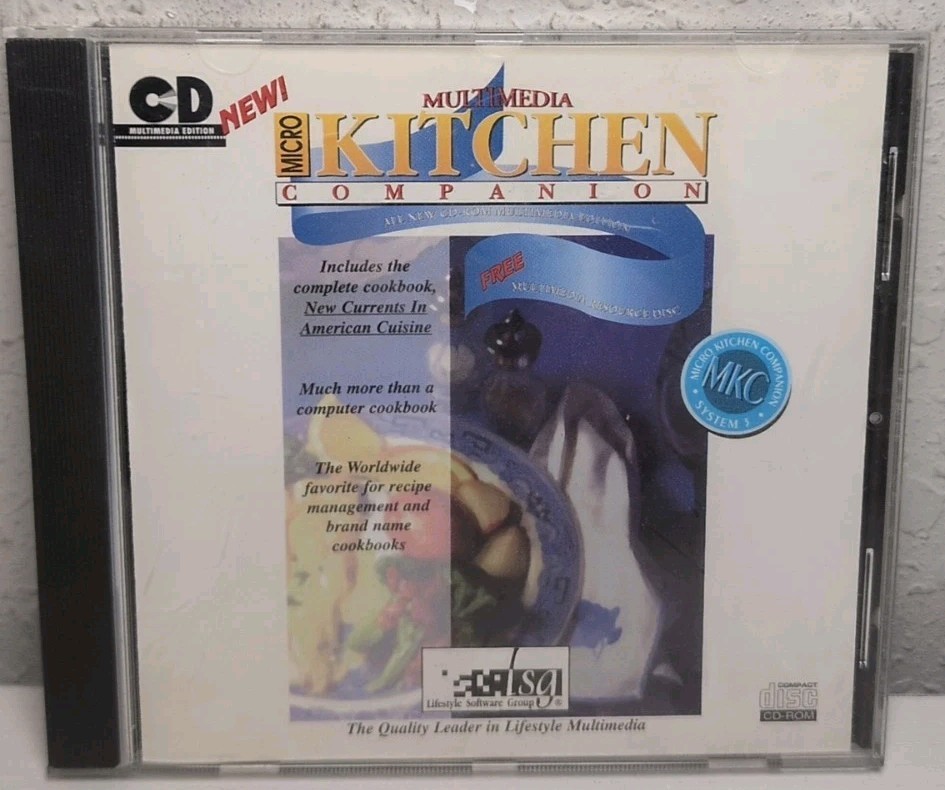 Multimedia Micro Kitchen Companion CD ROM B199