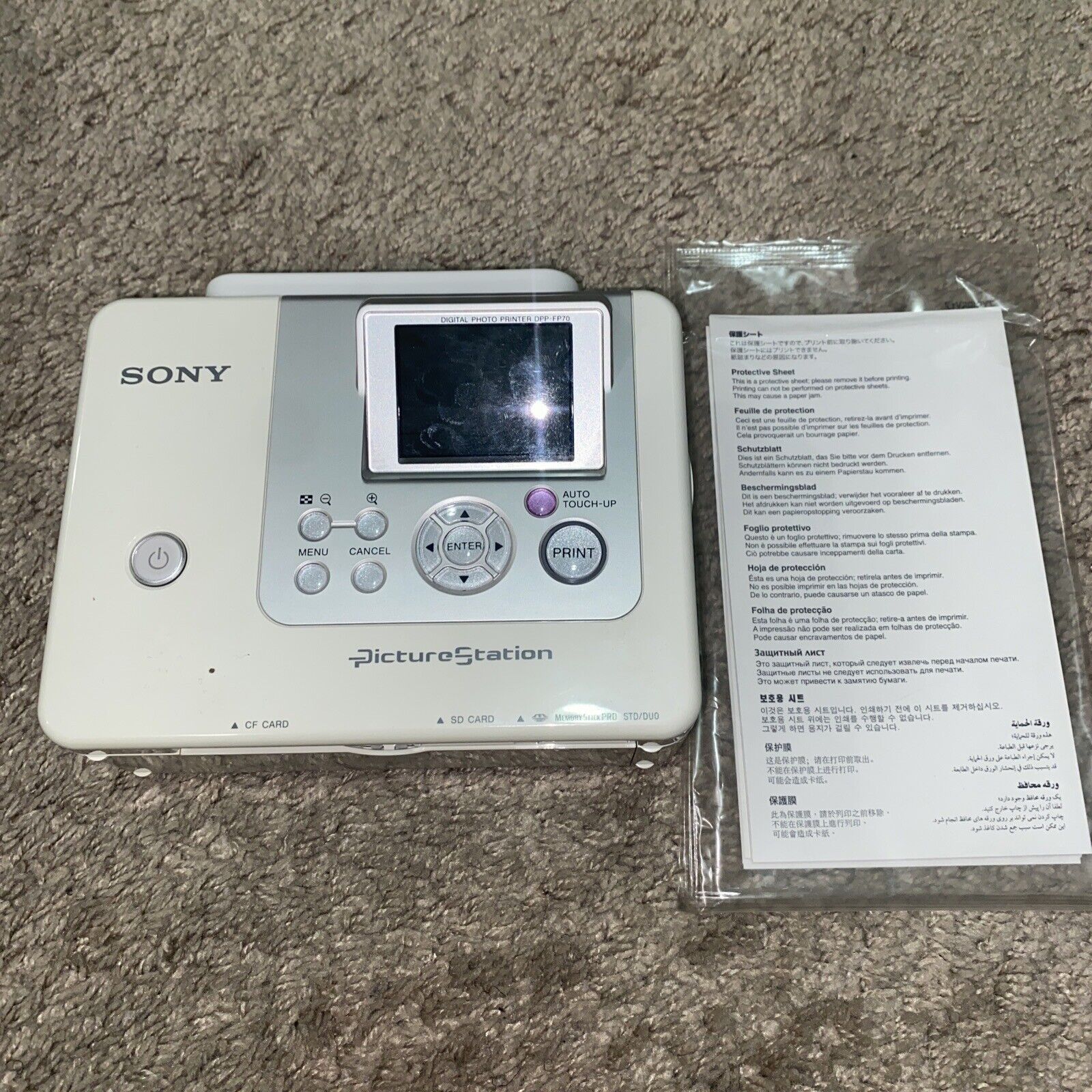 HARDWARE Sony Picture Station DPP-FP90 Digital Photo Printer color READ*
