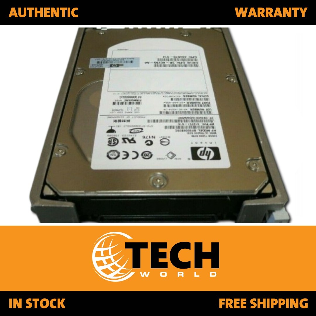 Seagate/ HP-ST3300655LC/412751-016/BF3008B26C 300GB 15K.5 U320 80-PIN HDD Disk