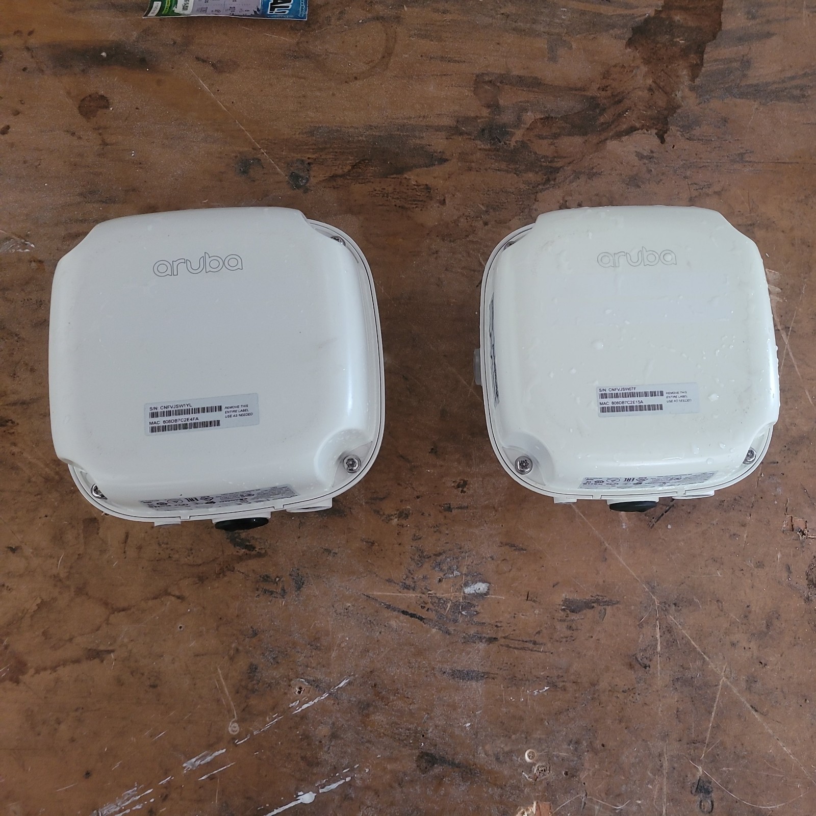 Lot of 2 ARUBA AP-365 APEX0365 Waterproof Outdoor Wireless Access Point