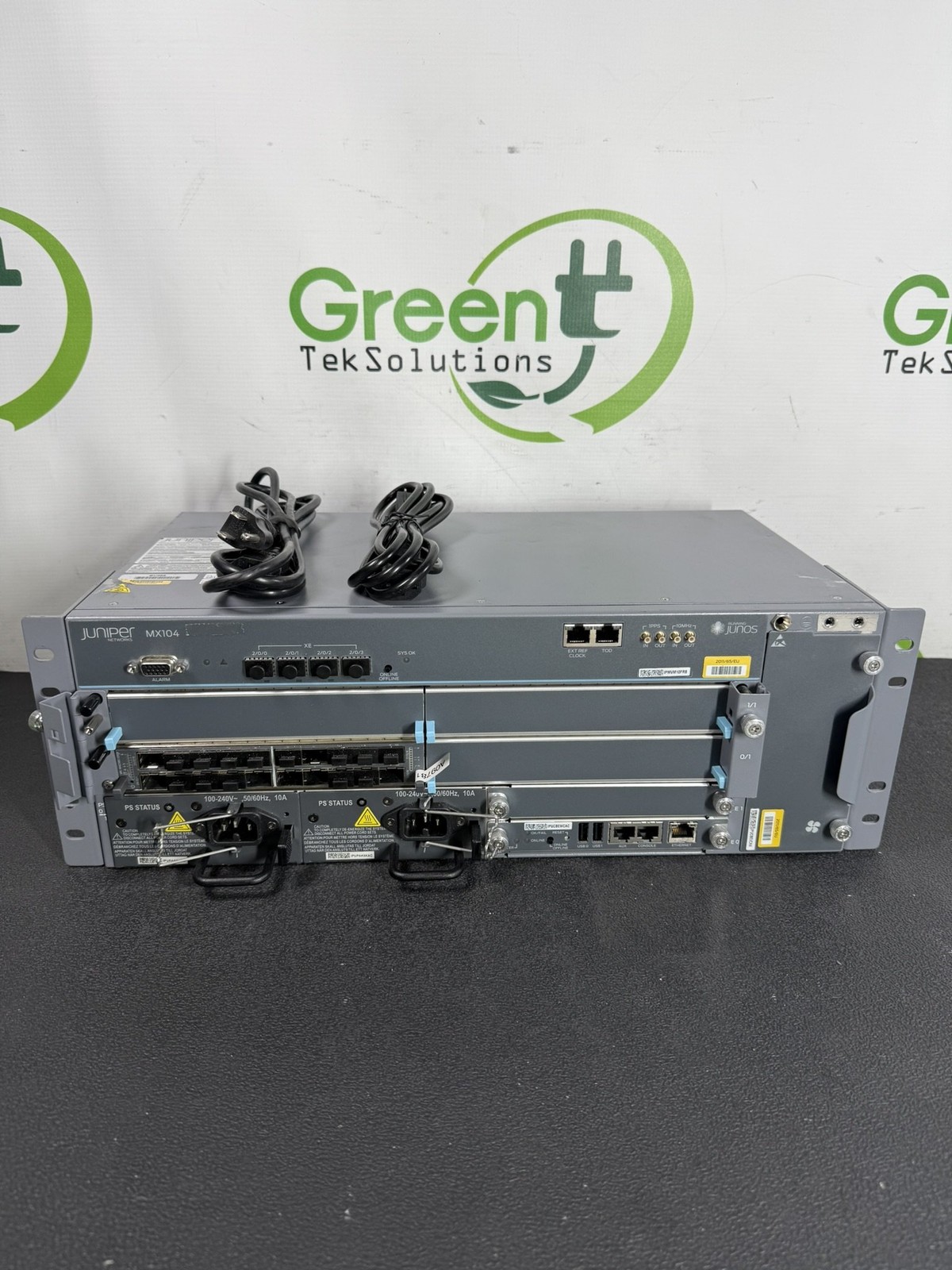 Juniper CHAS-MX104-S Router w/ MIC-MACSEC-20GE 20x1G SFP MACsec