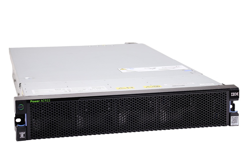IBM Power System AC922 AI Server // 2x Power9 9316, 512GB RAM, 2x V100, 2x PSU