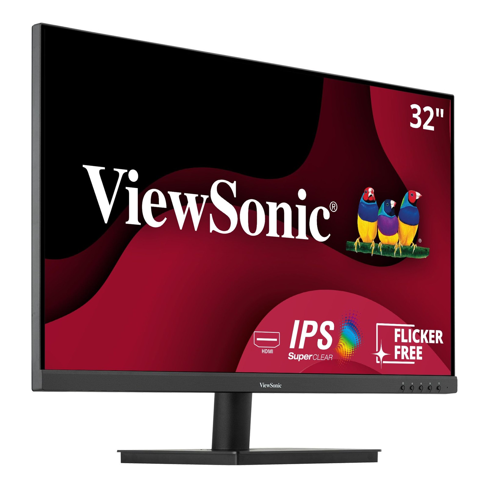 ViewSonic VA3209M 32 Inch IPS Full HD 1080p Monitor with Thin Bezels, 75Hz, Eye