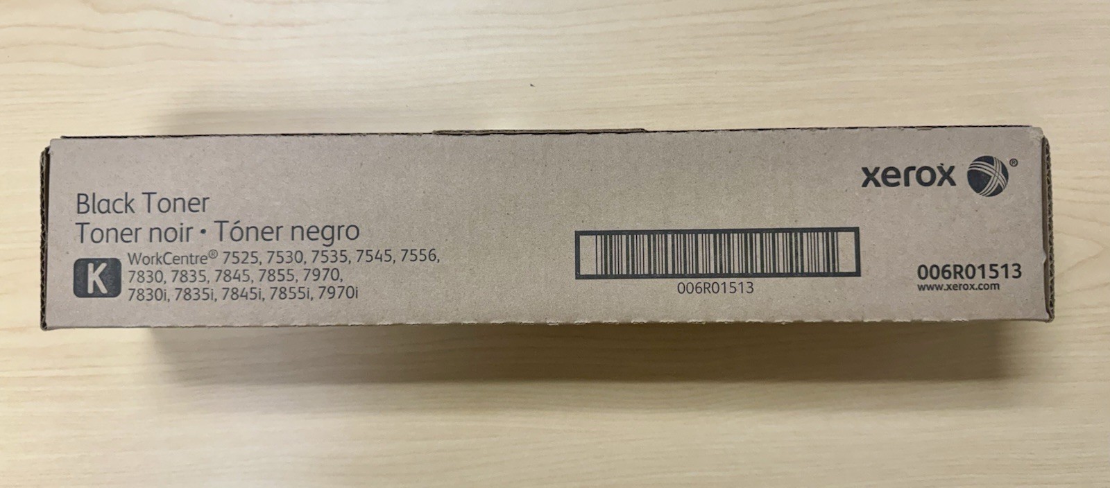 Genuine Xerox 006R01513 / 6R1513 Black Toner Cartridge for WorkCentre 7525/7530