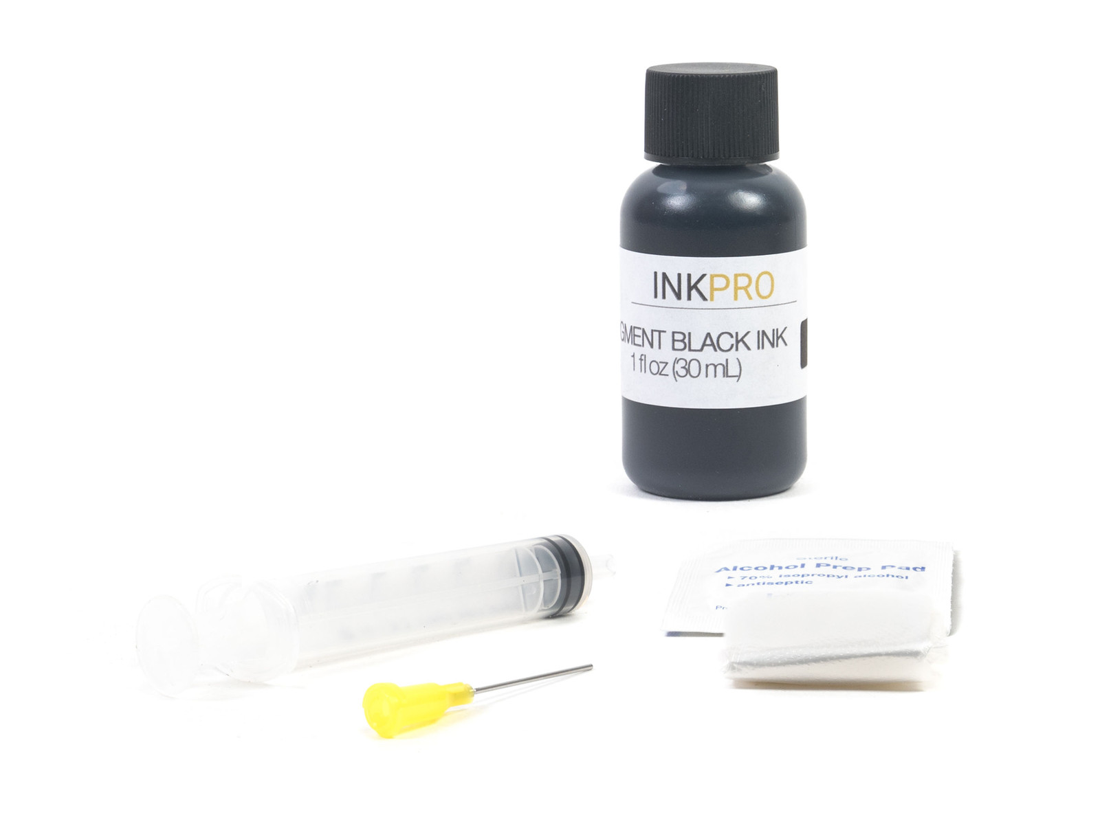 Hyrax Trading Pigment Black Ink Refill Kit for HP 60/61/62/63/64/65/67/XL 30ml