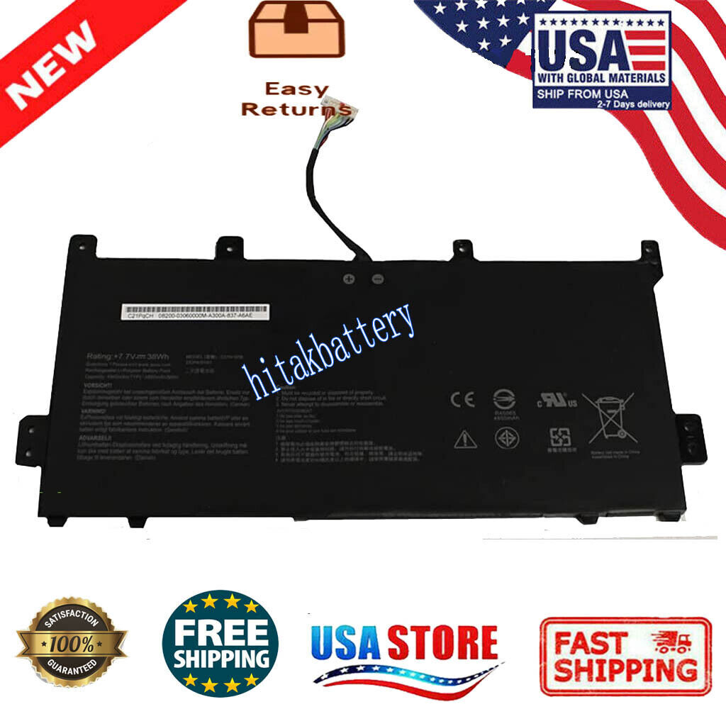 Battery For Asus Chromebook C423N C423NA C523N C523NA Series C21N1808, C21PqCH