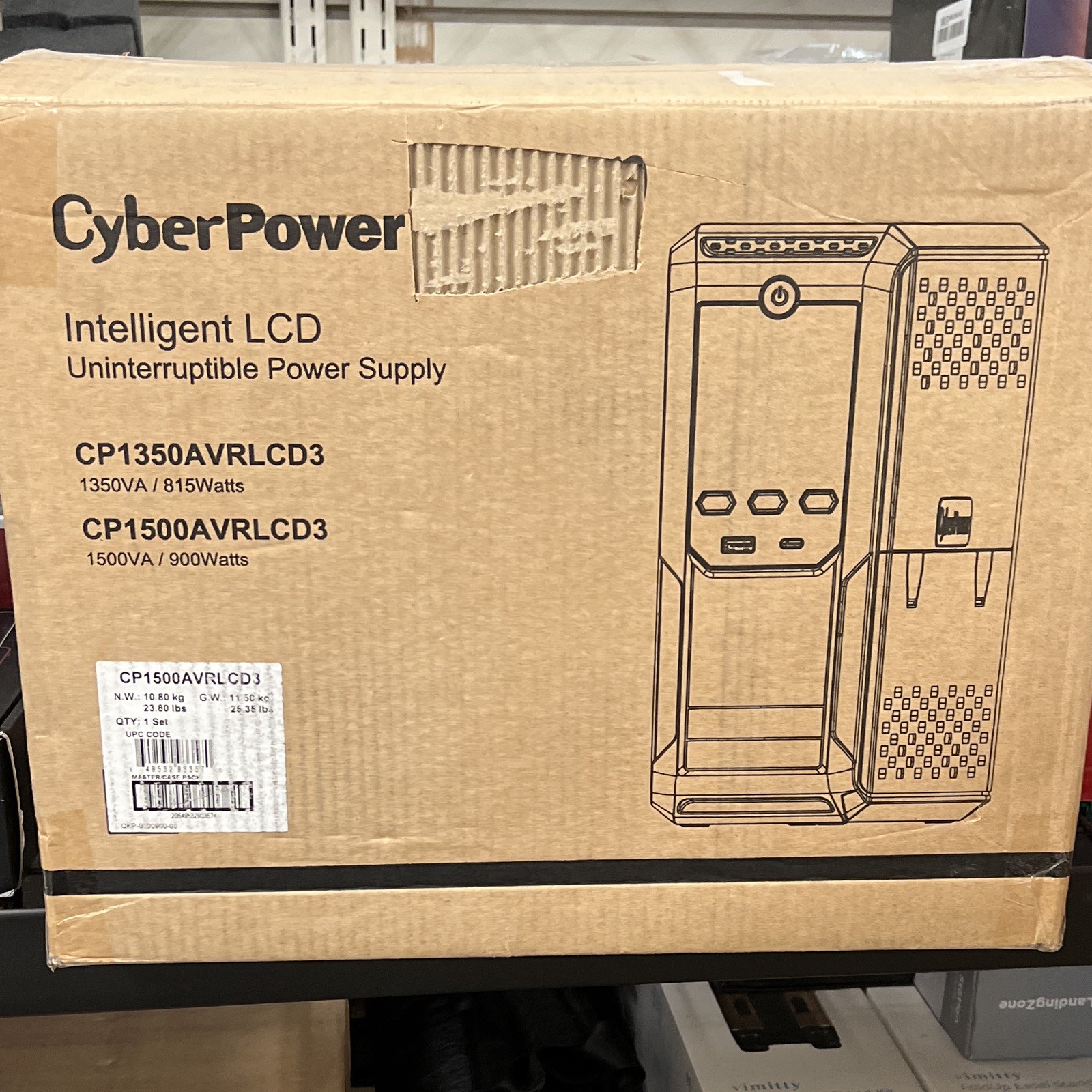 CyberPower CP1350AVLCD3 1350VA/815watts CP1500AVRLCD3 1500VA/900Watts