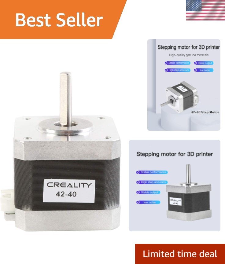 Creality 3D Printer 42-40 Stepper Motor, 2 Phase 1A 1.8 Degree 0.4N.M Stepper...
