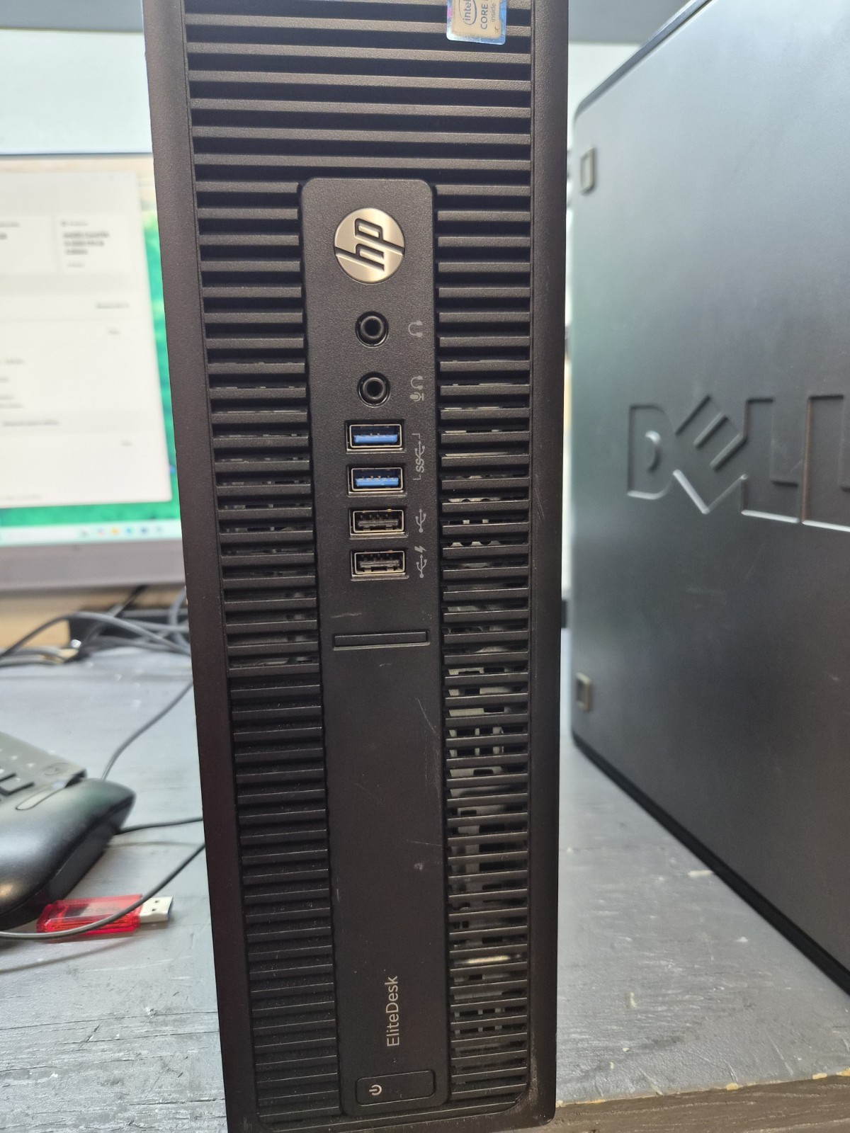 HP EliteDesk 800 G2 SFF i5-6500 8GB RAM 238SSD Desktop Win11 