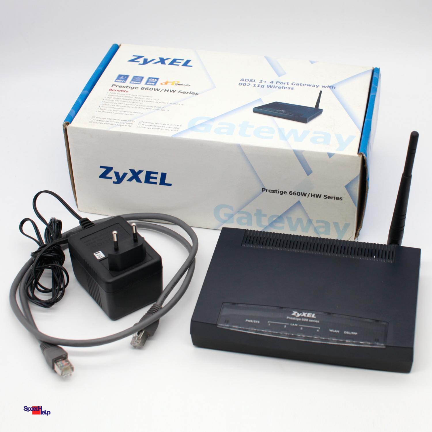 Zyxel P-660HW-67 Prestige ADSL WiFi Wireless Router Modem VPN Firewall ADSL2+ OK