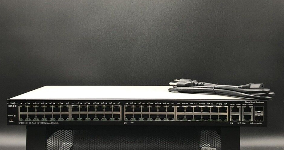 Cisco SF300-48 SRW248G4 - K9 V02 48 Port Managed Switch