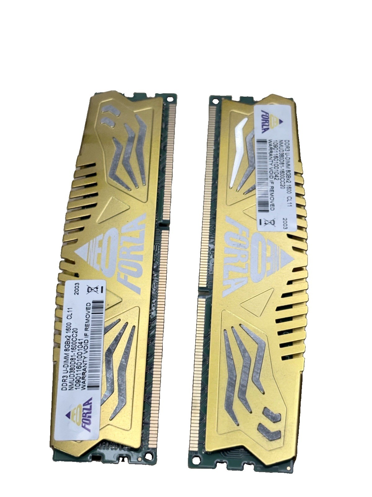 Neo Forza Encke 16GB (8GBX2) DDR3 1600 PC3-12800 NMUD380D81-1600CC20