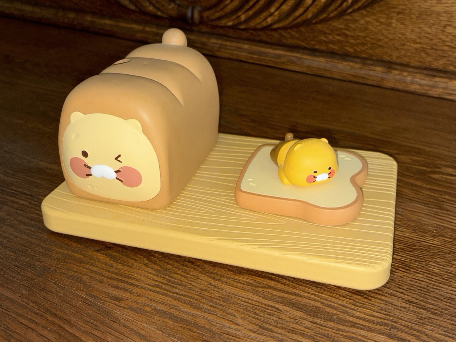 Kakao Friends Adjustable iPad/Tablet Stand w/ Cute Kitty/bear Bread/toast Theme