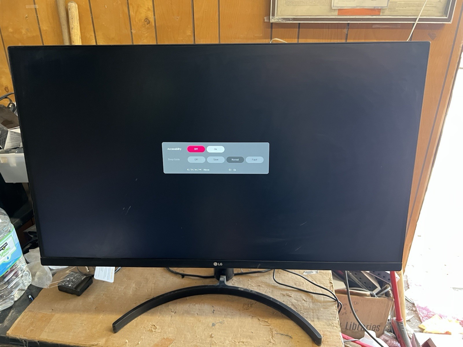 LG 32QN55T-B 32" Widescreen QHD IPS Monitor No Power Adapter