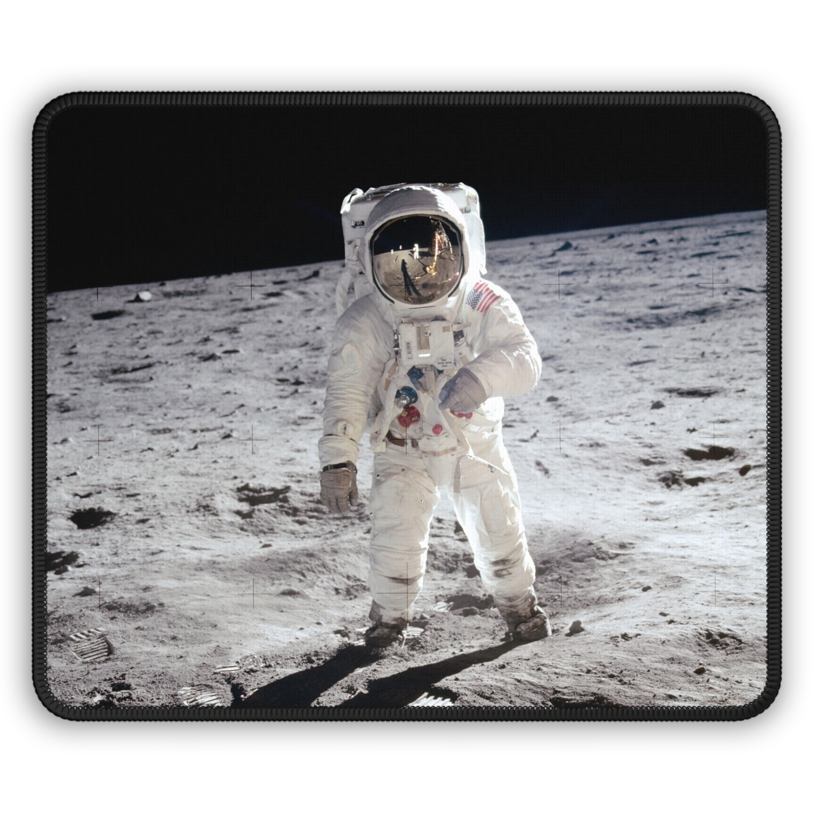 NASA Astronaut (Buzz) Aldrin, Jr. 1969 Moon Landing - Space - Gaming Mouse Pad