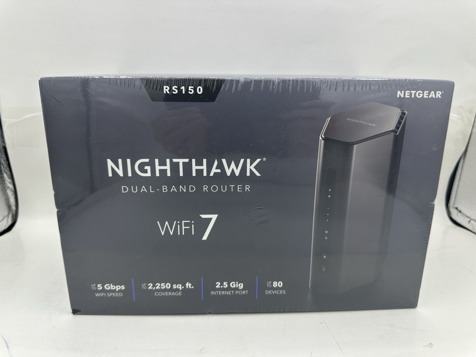Netgear Nighthawk RS150 Dual-Band Router WiFi 7 Gigabit (RS150-100NAS) 6.5Gbps