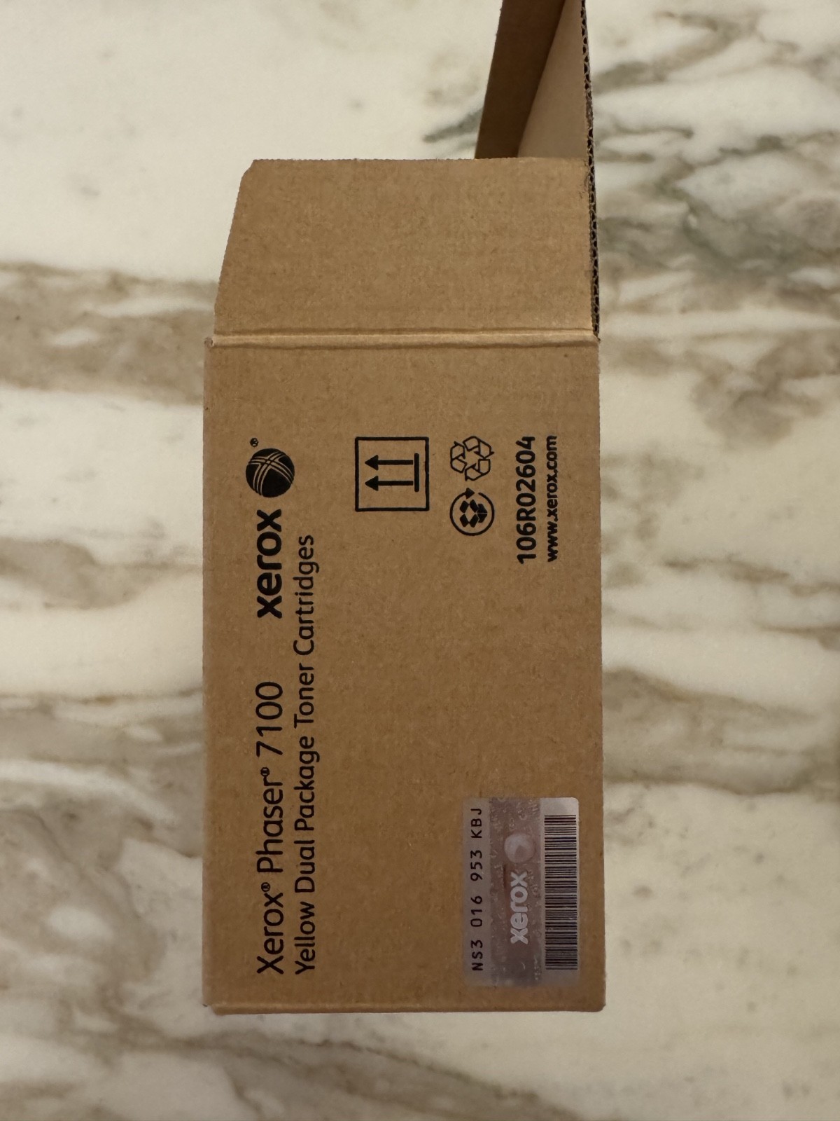 Xerox Phaser 7100 Yellow Toner Cartridge 1 pack 106R02604