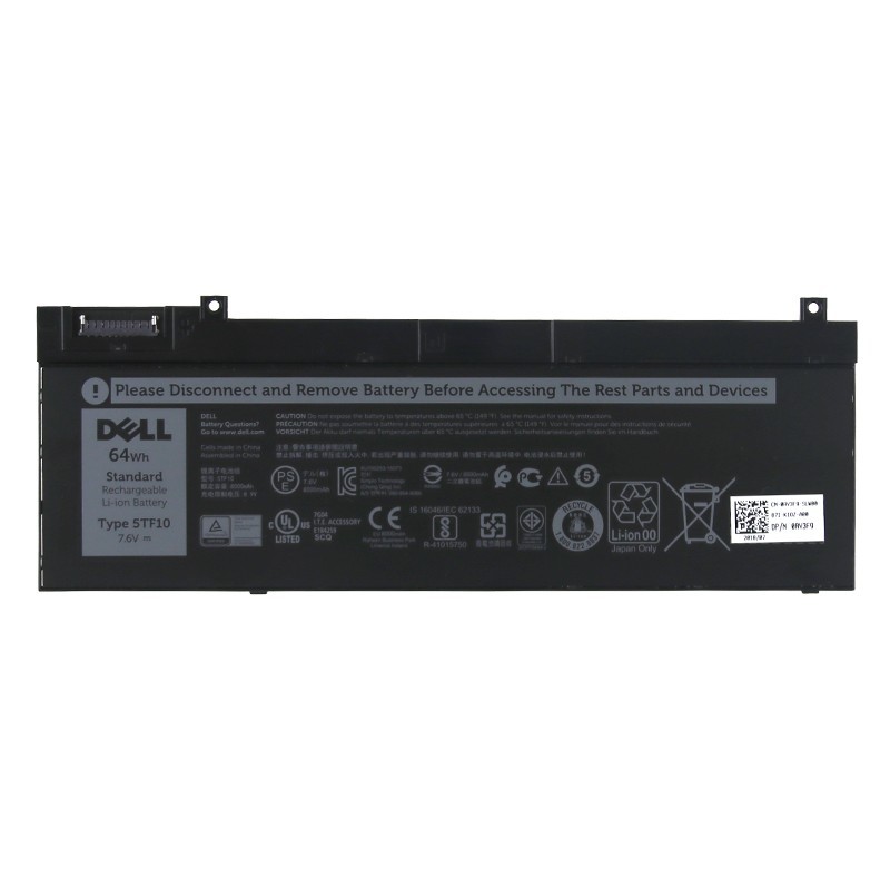 64Wh Genuine 5TF10 Battery for Dell Precision 7330 7530 7540 7730 0RY3F9 US OEM