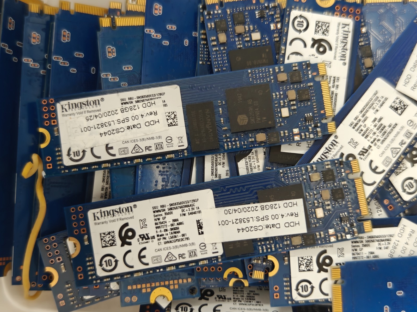 Kingston SNS8350DES3/128GP GENUINE HP SSD SATA m.2 128GB L50361-001 1931